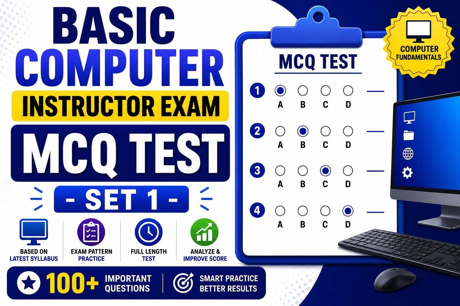 Basic Computer Instructor Exam - Set 1