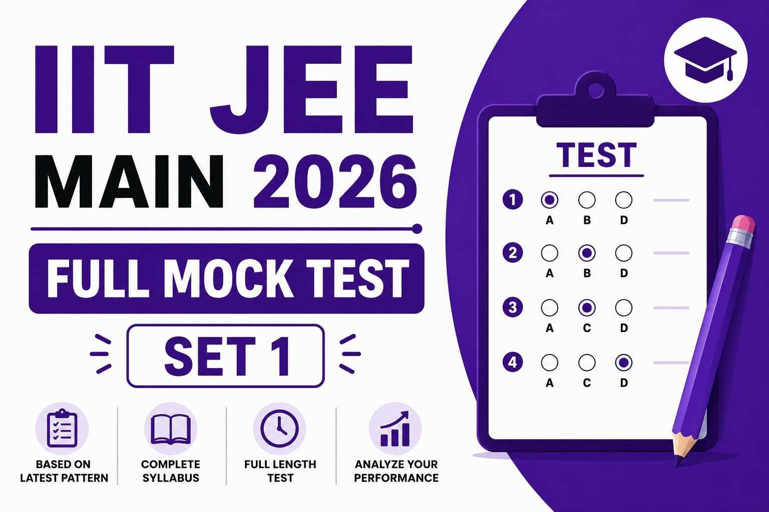 IIT JEE Advanced 2026 Full Mock Test – Set 1