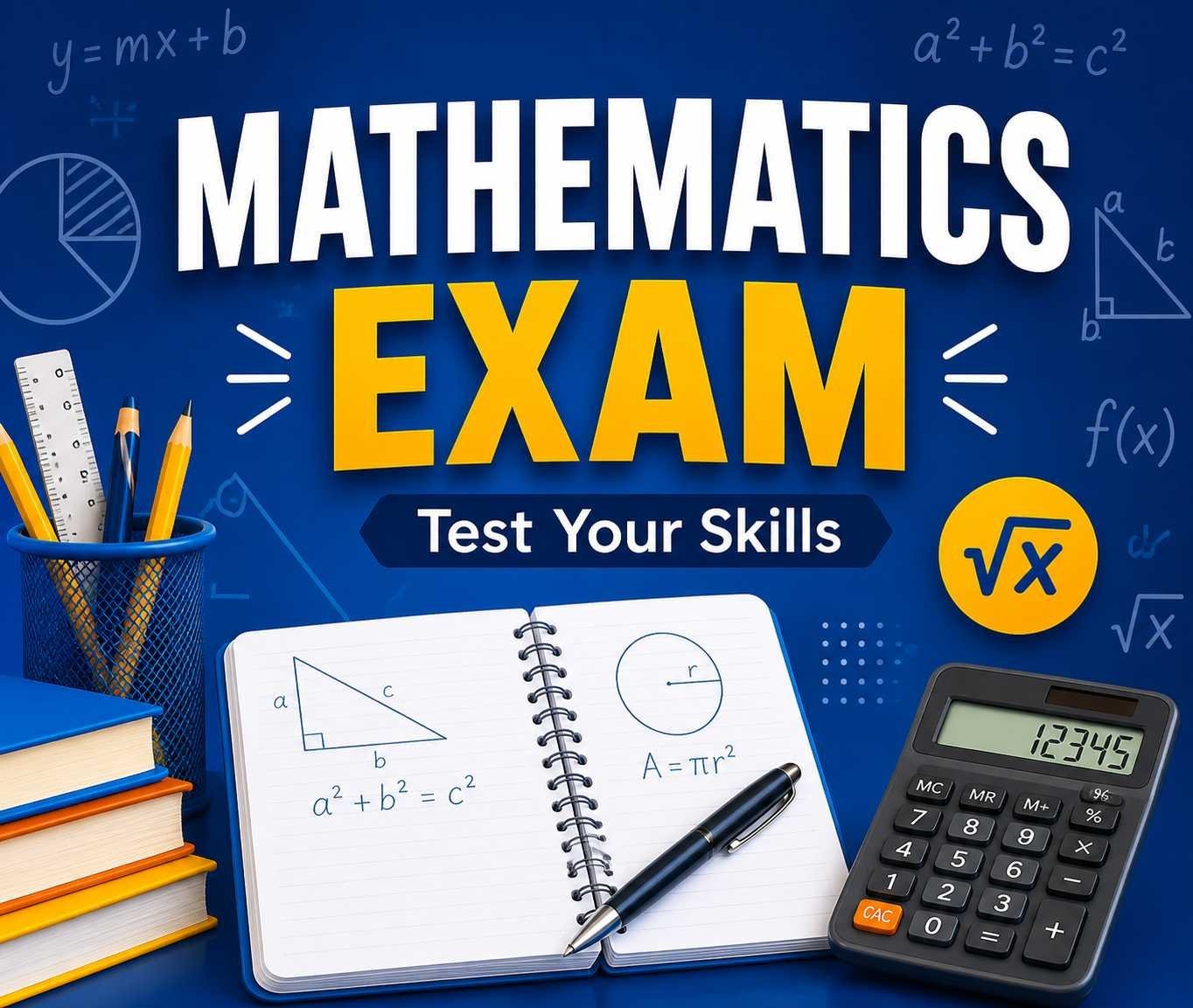 mathematics genral mock test paper