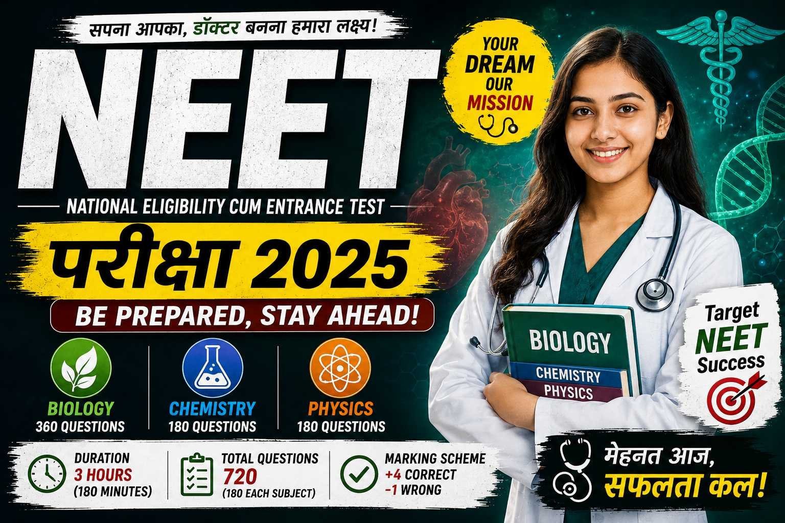 NEET 2026 Full Mock Test – Set 1