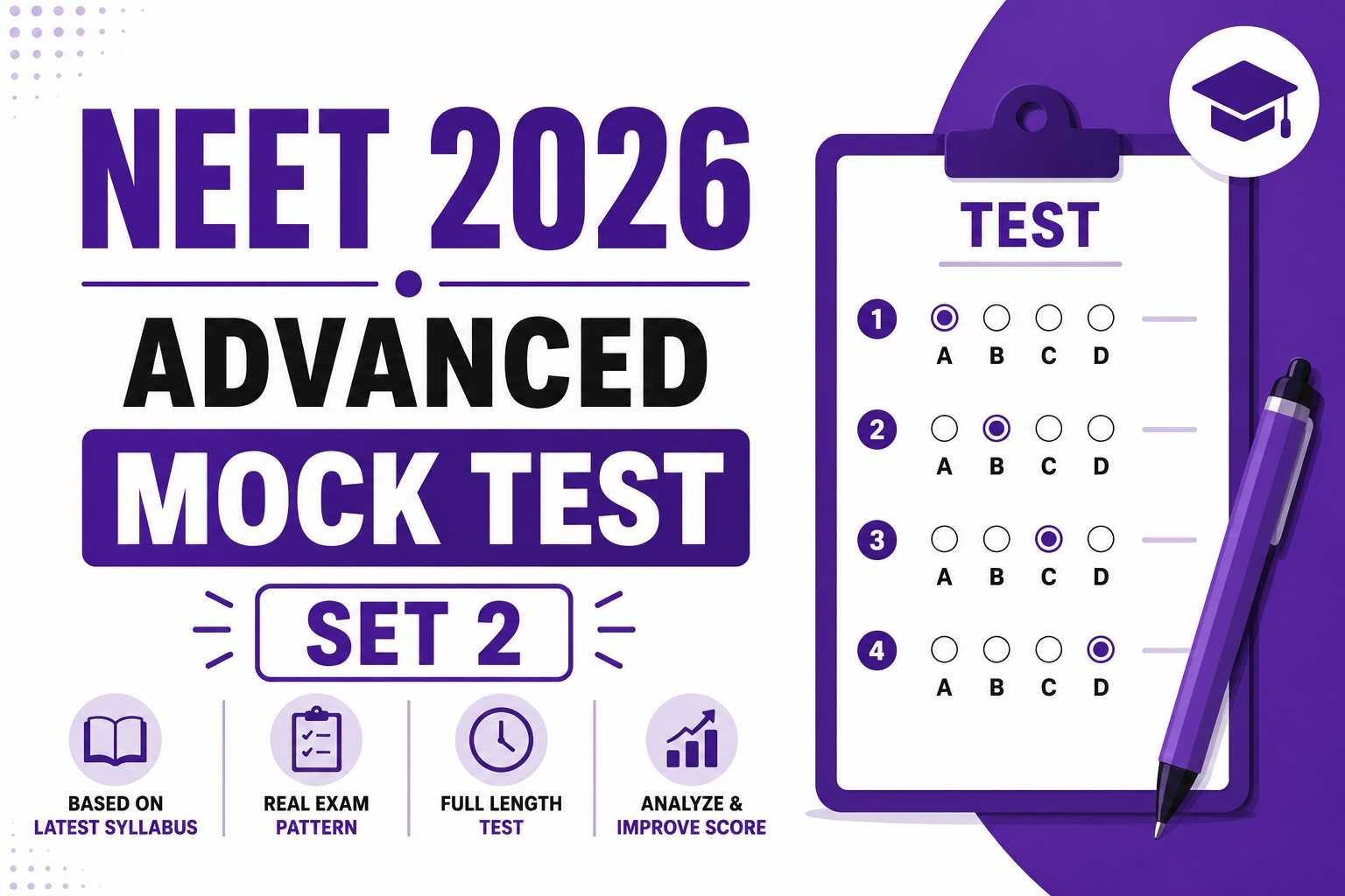 NEET 2026 Advanced Mock Test – Set 2